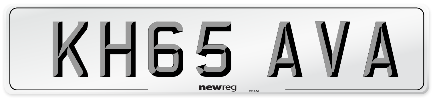 KH65 AVA Number Plate from New Reg